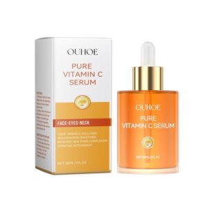 SÉRUM DE VITAMINA C PURA ROSTRO-OJOS-CUELLO 30ML. OUHOE