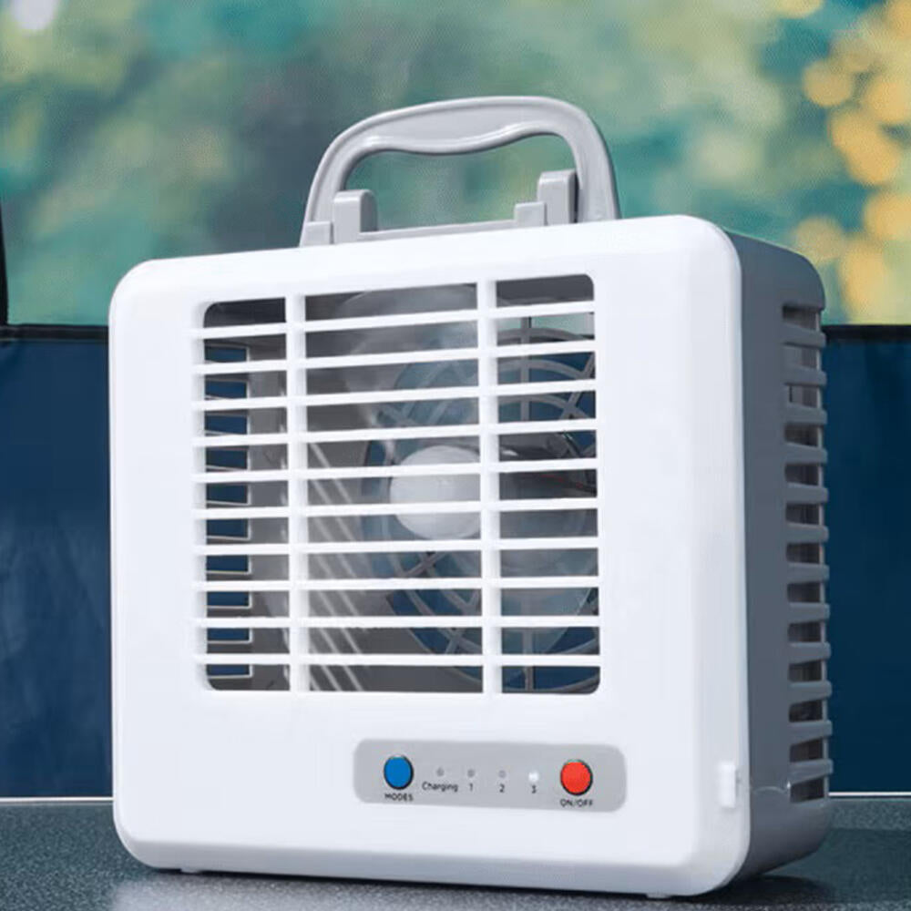 Mini Aire Acondicionado Portátil USB Silencioso, Ventilador de Escritorio con Refrigeración por Aire, Blanco - Imagem 4