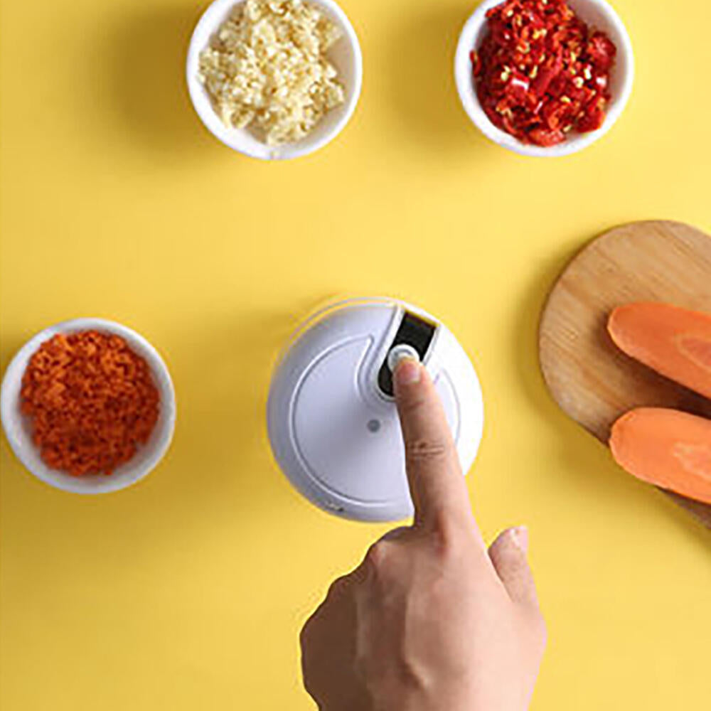 Mini Picador Eléctrico De Alimentos Recargable USB - Imagem 5