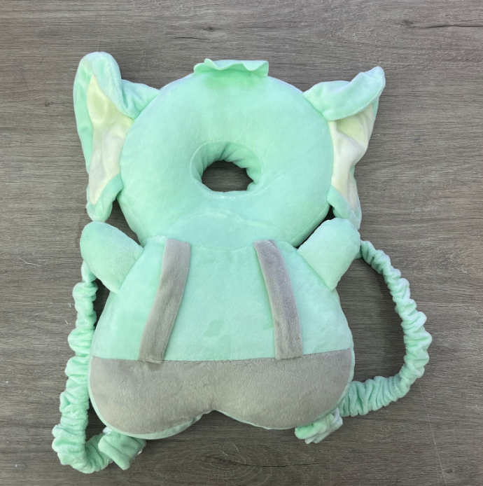 Almohadilla anticaida para bebe azul elefante - Imagem 3