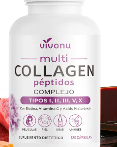 Cápsulas de Colágeno con Vitamina C – Cuidado Diario para Piel, Cabello y Uñas