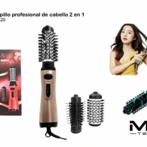 Cepillo Profesional de Cabello 2 en 1 Alisa y Da Volumen