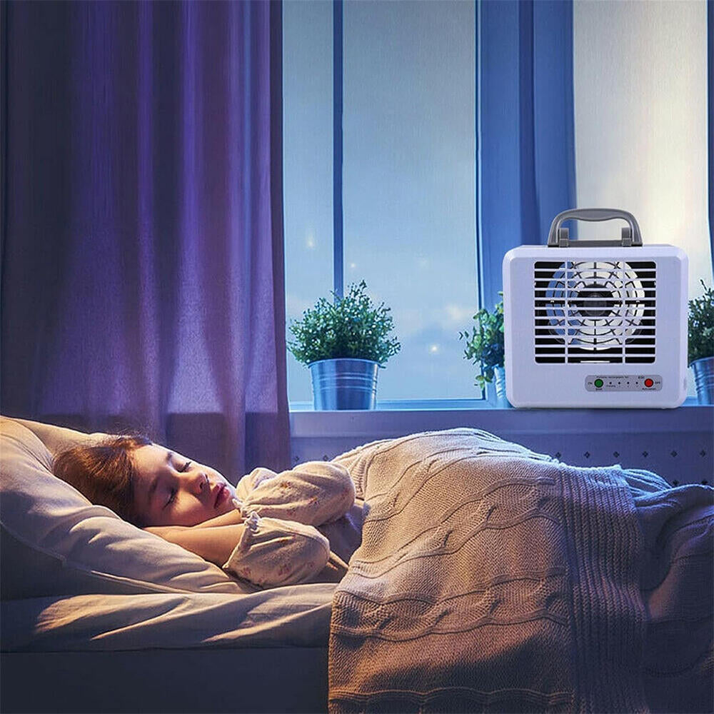 Mini Aire Acondicionado Portátil USB Silencioso, Ventilador de Escritorio con Refrigeración por Aire, Blanco - Imagem 9